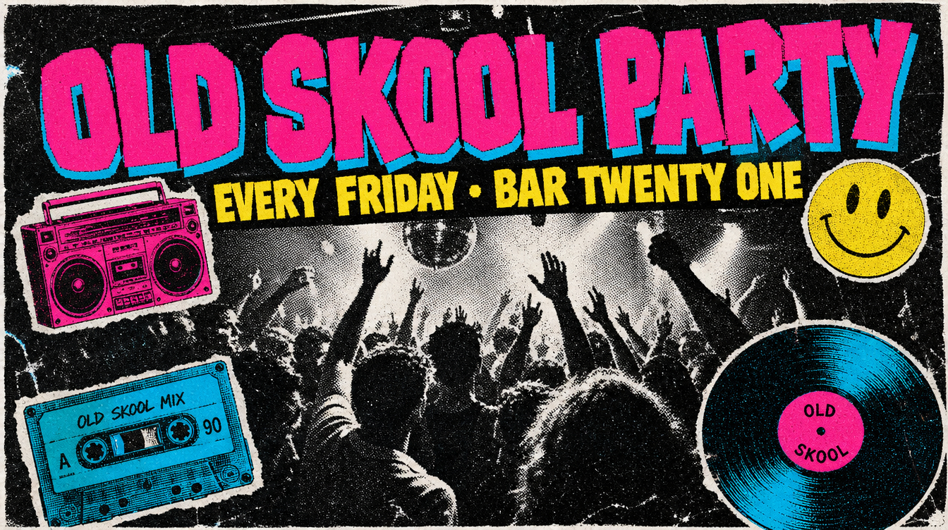 Friday night old skool anthems with DJ Richie Don at Bar Twenty One Bury St Edmunds